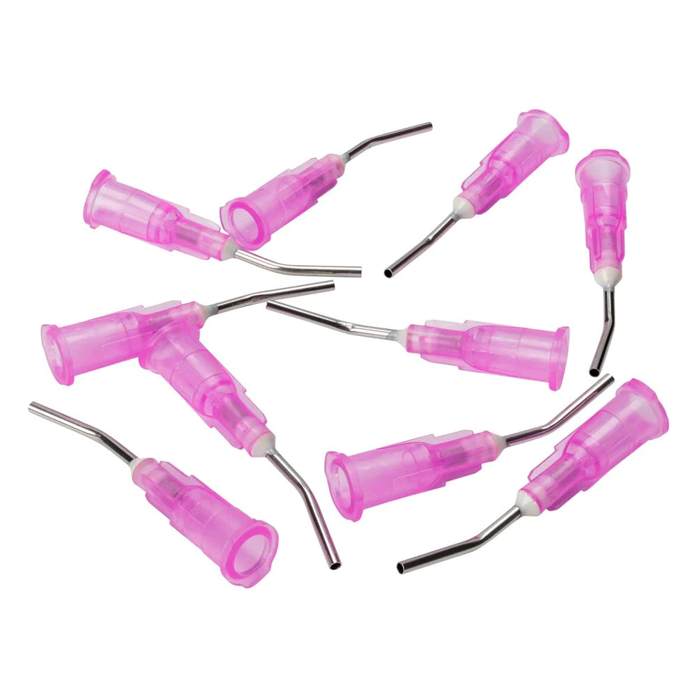 1up Racing HD Curved Steel Glue Tips - Thick - 10pcs