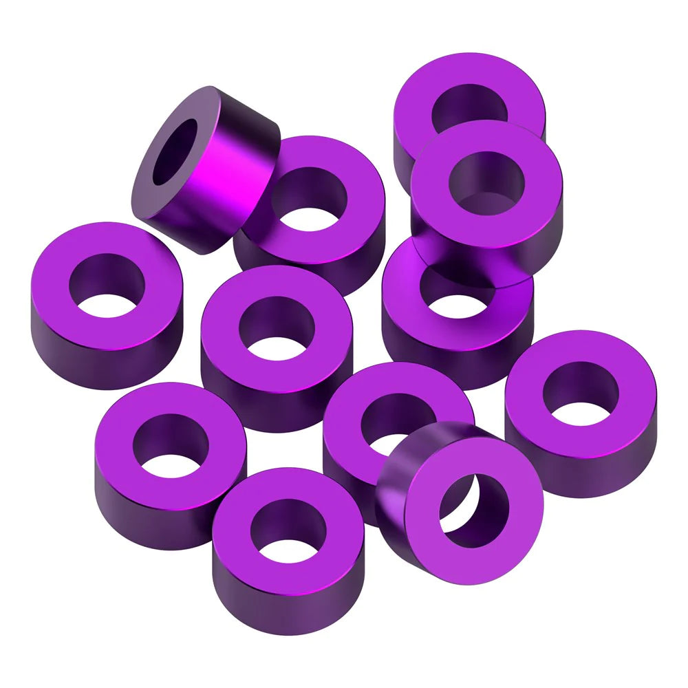 1up Racing Precision Aluminum Shims - 3x6x3 - Purple