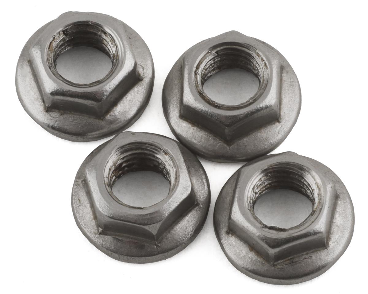 DS Racing 4x5.5mm Stainless Steel Wheel Nuts (Silver) (4)
