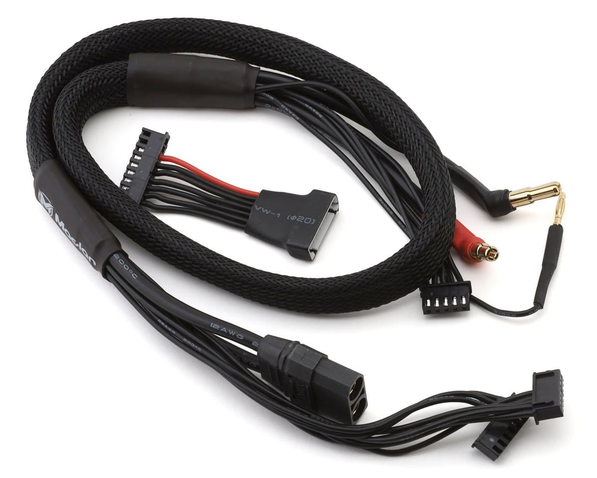 Maclan Max Current 2S/4S Charge Cable (XT90) (Junsi iCharger 456 & 458DUO) w/4mm & 5mm Bullet Connector