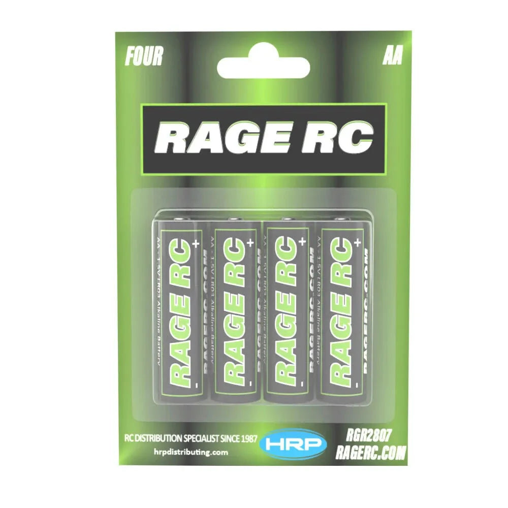 Rage RC AA Alkaline Batteries (4 Pack)